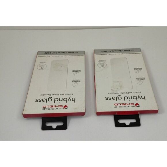 GENUINE 2 Pack Zagg Invisible Shield Hybrid Glass for Apple iPhone 12 Mini 5.4" - Picture 8 of 10
